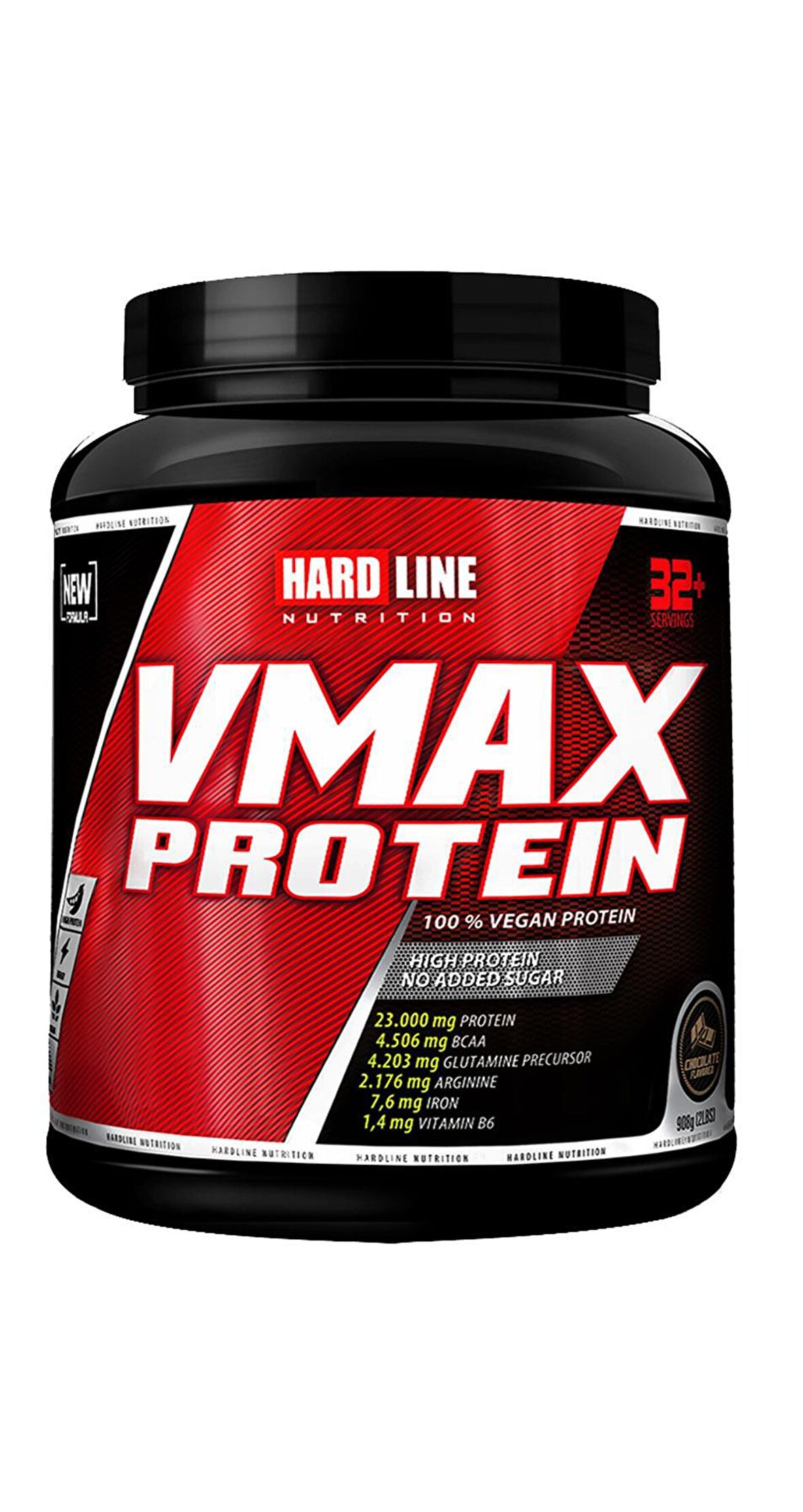 Hardline Vmax Vegan Protein Tozu 908 Gr 32 Servis Çikolata Aroma